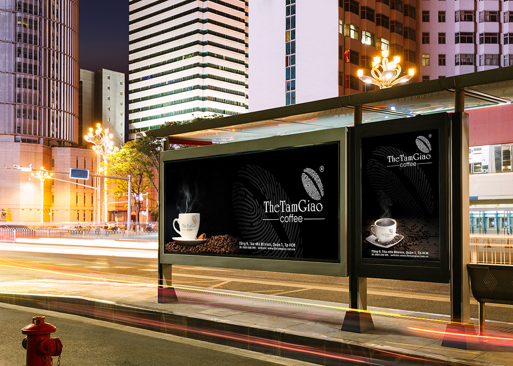 THE TAM GIAO COFFEE - Đặt tên và thiết kế logo nhận diện thương hiệu cho quán cà phê The Tâm Giao Coffee